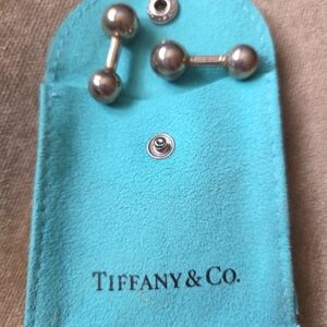 Tiffany & Co. Gold Spherical Cufflinks